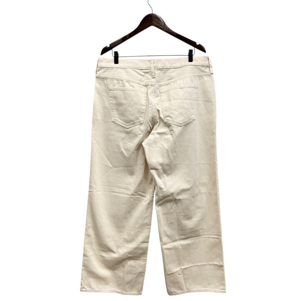 J.Crew Lower-rise Wide-leg 1984 Rigid Jean in Ecru Wash CD128 size 32 NWT - Picture 6 of 7